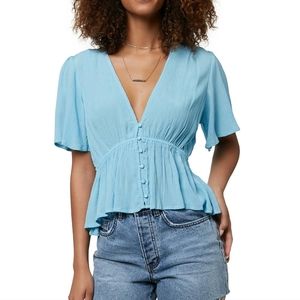 O'NEILL* Flutter Sleeve Top